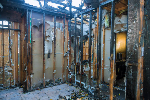 Professional Fire Damage Repair technician working in Hanover, OH